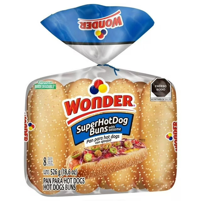 Hot Dog Buns — 8 Pack