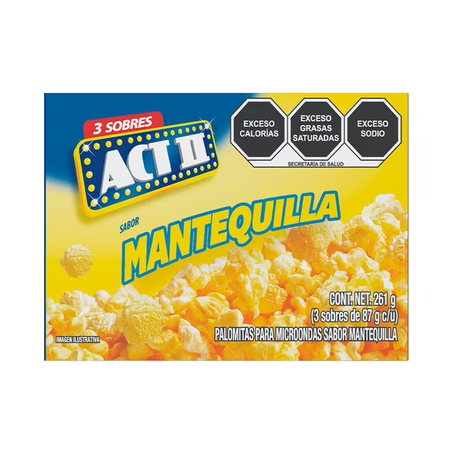 Butter Microwave Popcorn — 3 Pack