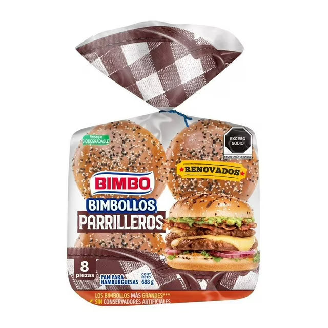 Burger Buns — 8 Pack